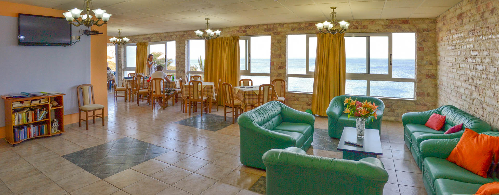 Excellent areas and service from a friendly and helpful staff at Castelia Bay, Amoopi, Karpathos